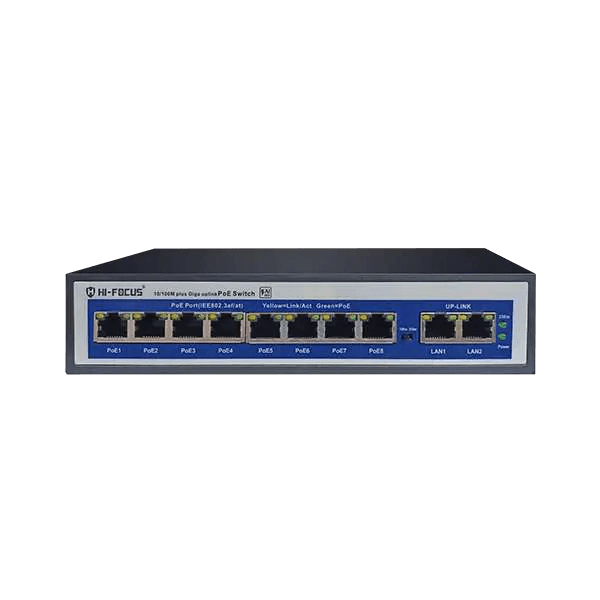 8-port PoE switches